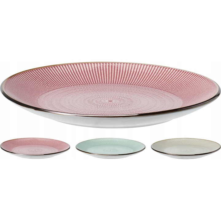 Koopman mélytányér, kerámia, Winter Garden modell, 27 cm, természetes színek, 1 darabos készlet