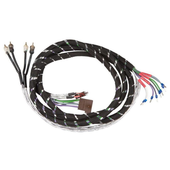 Cablu amplificator Audio System 4 canale, 5m, conector ISO