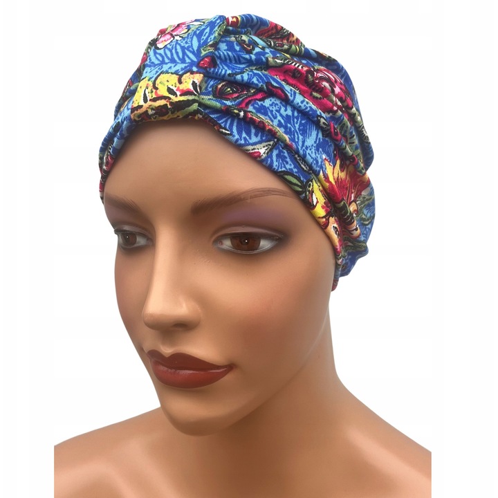 Дамски тюрбан Eva Design Emma x-1, 94% вискоза, защита от слънце, универсален размер