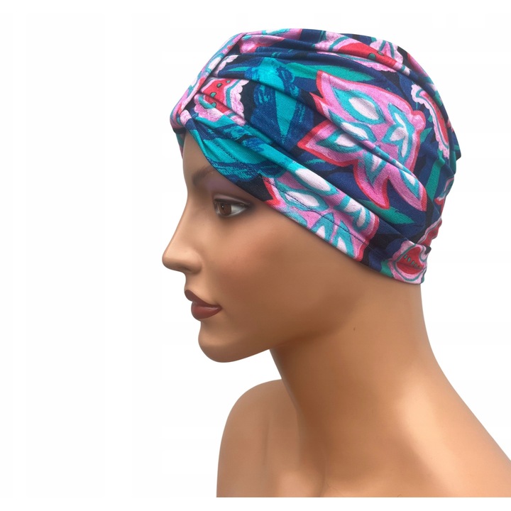 Тюрбан Emma, Eva Design, 95% бамбук, 5% еластан, многоцветен, универсален размер
