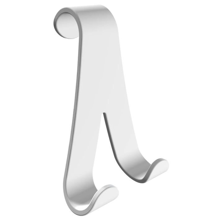 Cuier tip carlig, montaj pe calorifer, Saniplast Snake 1FAT2391, 2 agatatori