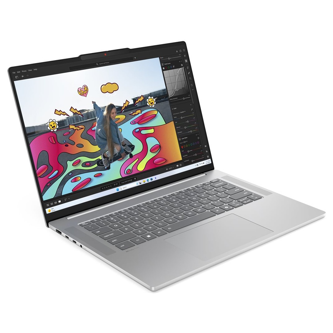 Laptop Lenovo IdeaPad Slim 5 15ARP10, 83J3002ABM, 15.3", AMD Ryzen 5 7535HS (6-core), AMD Radeon 660M, 16GB 6400MHz LPDDR5x, Gri