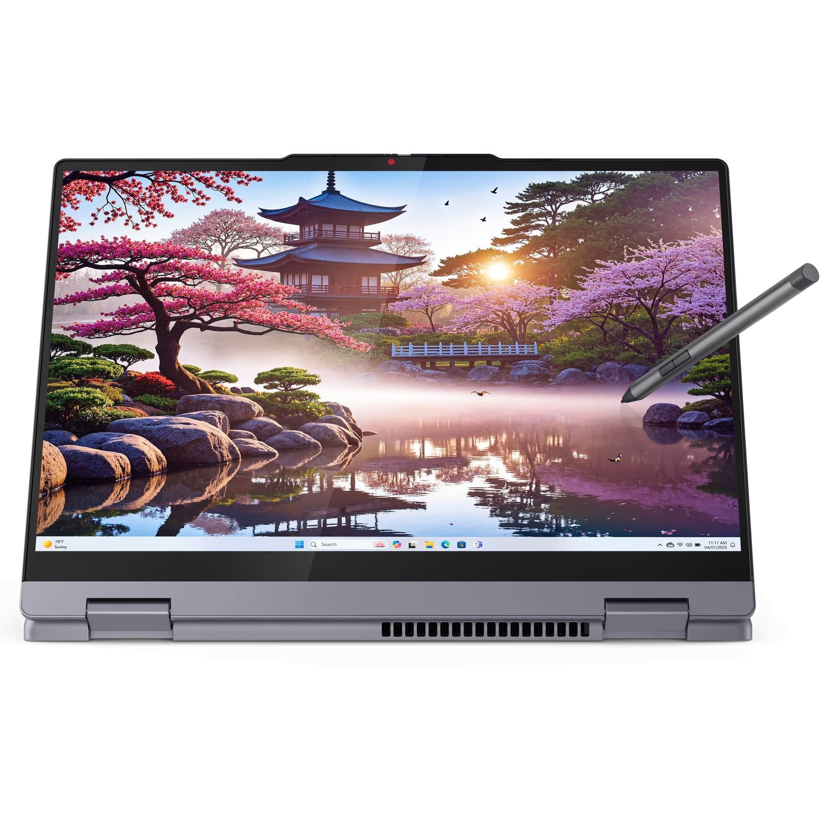 Laptop Lenovo IdeaPad 5 2-in-1 14AKP10, 83KT001ABM, 14", AMD Ryzen AI 5 340 (6-core), AMD Radeon 840M Graphics, 16GB 7500MHz LPDDR5x, Gri
