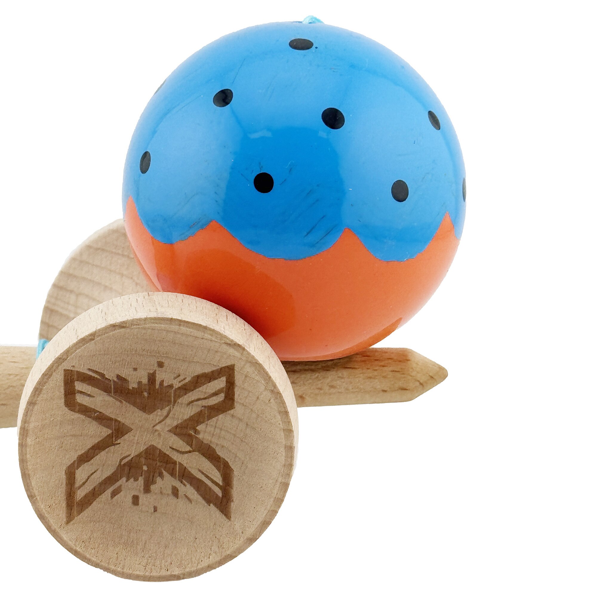 Kendama X Originala, Profesionala, Flippy, Super Sticky cu Cupe