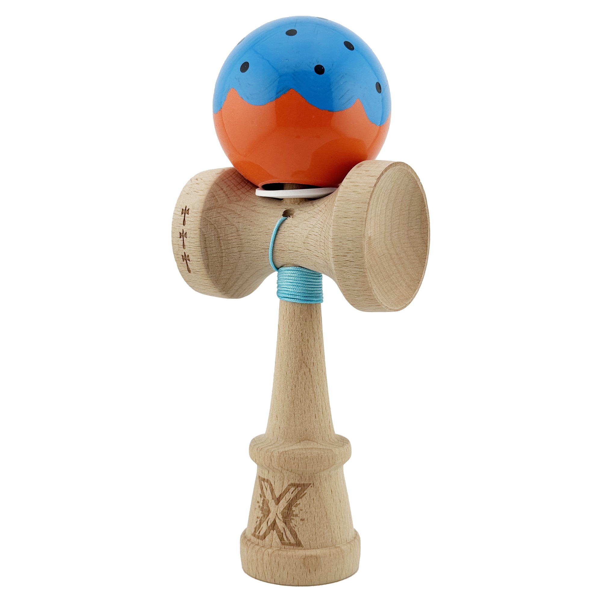 Kendama X Originala, Profesionala, Flippy, Super Sticky cu Cupe