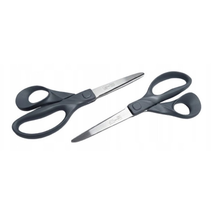 Set foarfece 2 bucati, Livarno Home, inox, gri, 21x17,4cm