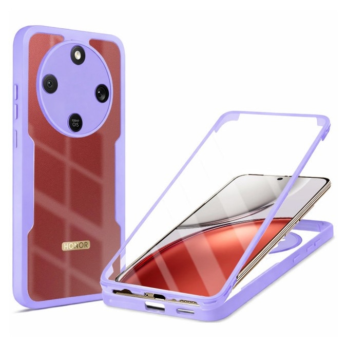 Husa Upzz® ColorVerse 360 + Screen Protector Compatibila Cu Honor Magic8 Lite - Mov