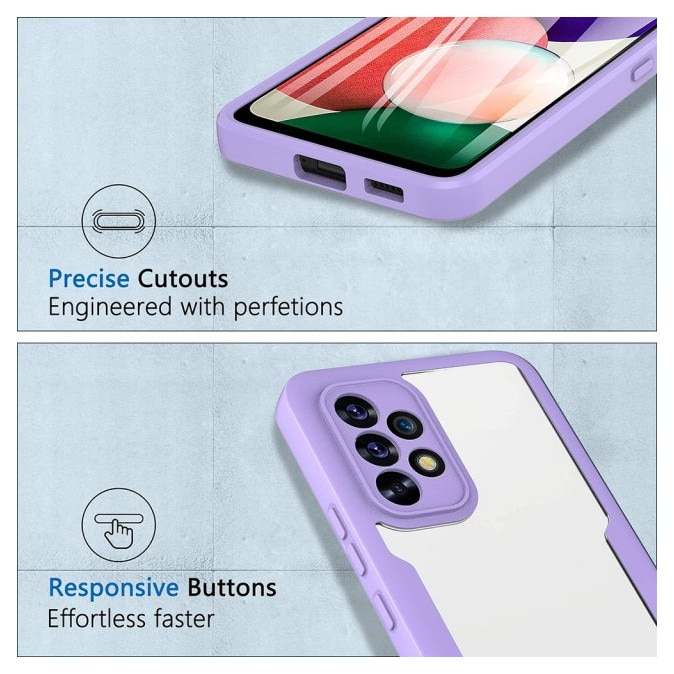 Husa Upzz® ColorVerse 360 + Screen Protector Compatibila Cu Honor Magic8 Lite - Roz