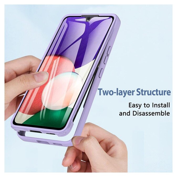 Husa Upzz® ColorVerse 360 + Screen Protector Compatibila Cu Honor Magic8 Lite - Roz