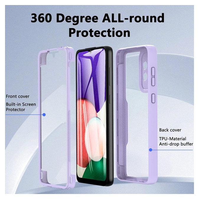 Husa Upzz® ColorVerse 360 + Screen Protector Compatibila Cu Honor Magic8 Lite - Roz