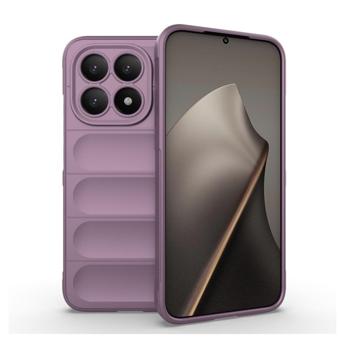 Husa Upzz® Magic Shield Pentru Xiaomi 15T, Super Grip, MicroFibra la Interior, Anti Soc - Purple