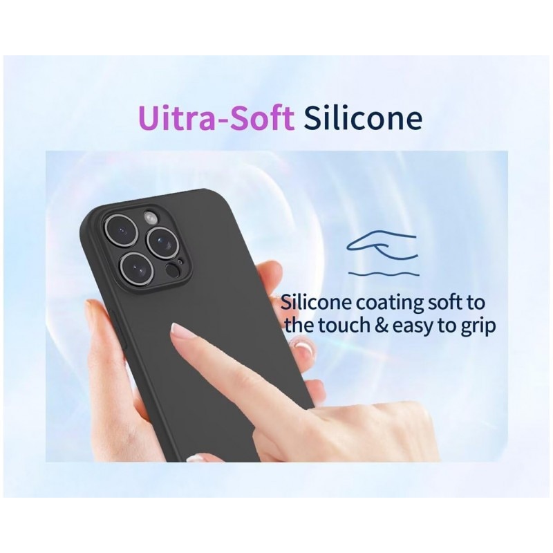 Husa Upzz® Ultra Slim New Compatibila Cu Honor 400 Smart 4G / 5G, Silicon Soft Slim, Protectie La Camera, Negru