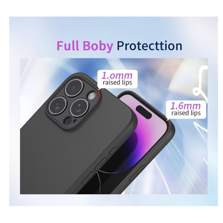 Husa Upzz® Ultra Slim New Compatibila Cu Honor 400 Smart 4G / 5G, Silicon Soft Slim, Protectie La Camera, Negru