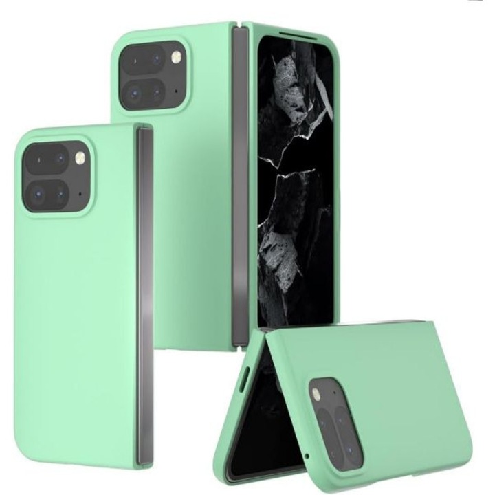 Калъф/Кейс, подходящ за Google Pixel 9 Pro Fold, ултратънък защитен калъф от PC [против надраскване], за Google Pixel 9 Pro Fold, цвят ментово зелено