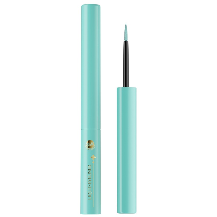 Creion ochi Bell eyeliner lichid 02 turcoaz stralucitor 2,6g, vegan