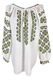 Bluza dama tip ie I26 alb/verde, marimea L