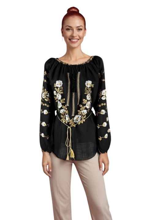 Bluza I26 negru/ alb, Alb/Negru