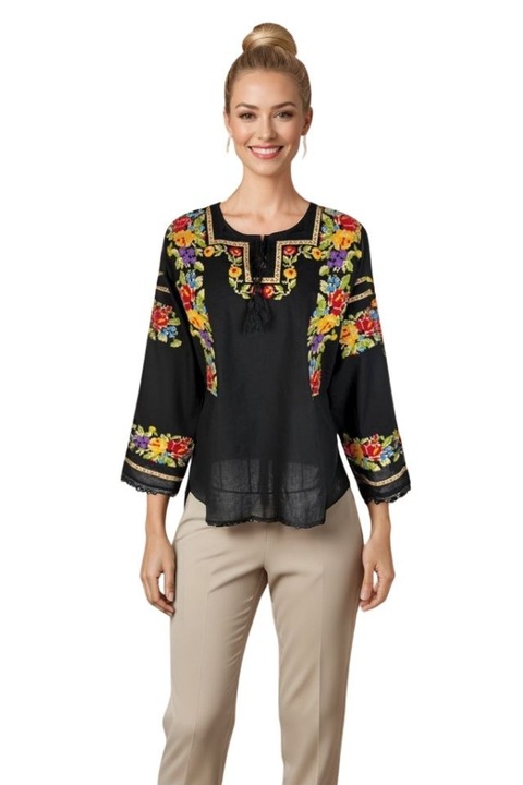 Bluza DF dama, Negru/Galben