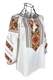 Bluza dama DF alb/portocaliu, marimea 2XL