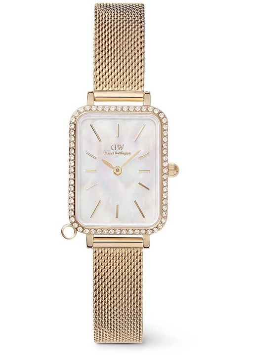 Дамски часовник Daniel Wellington Quadro Crystal Zodiac Evergold 20