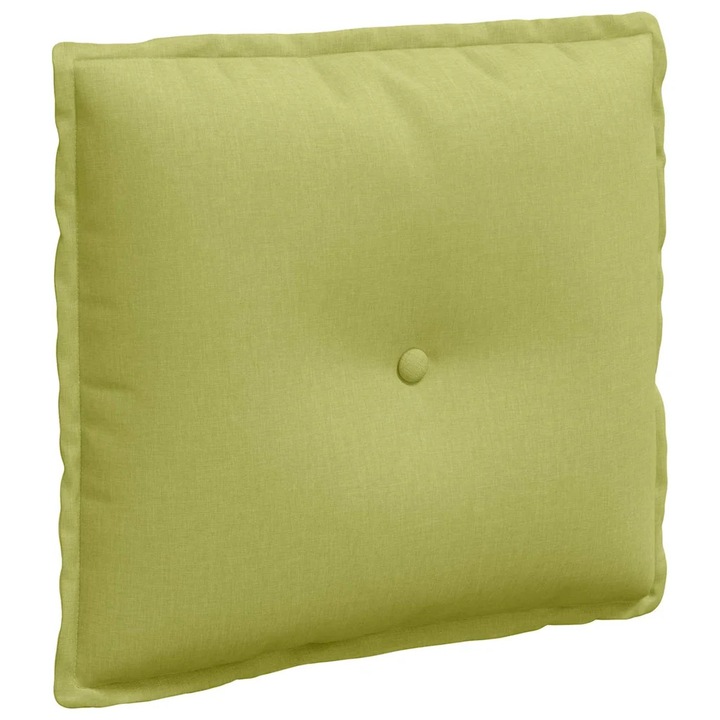 Perna pentru spate vidaXL, Verde deschis 50 x 19 x 45 cm tesatura