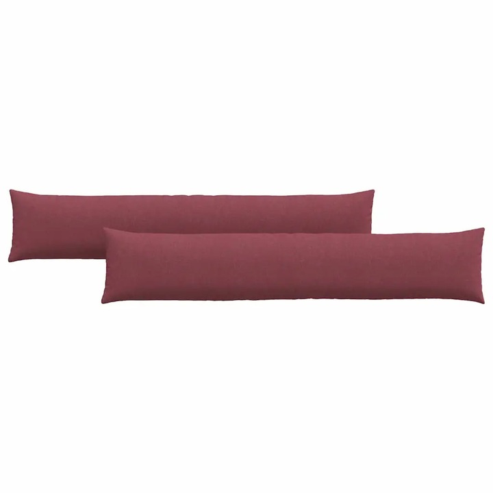 Set Perne pentru canapea vidaXL, 2 pcs Rosu Vin 200 x 40 cm tesatura