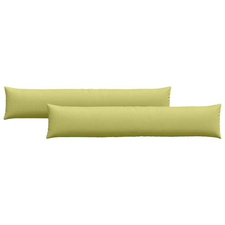 Set Perne pentru canapea vidaXL, 2 pcs Verde deschis 200 x 40 cm tesatura