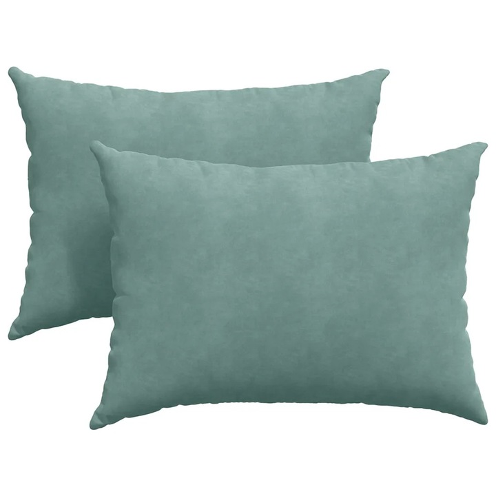 Set Perne pentru canapea vidaXL, 2 pcs Verde Marii 70 x 50 cm