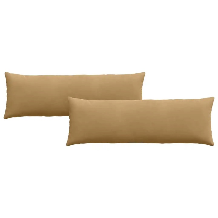 Set Perne pentru canapea vidaXL, 2 pcs Maro 120 x 40 cm