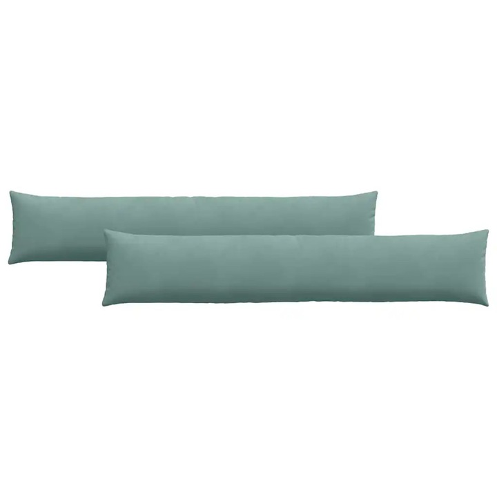 Set Perne pentru canapea vidaXL, 2 pcs Verde Marii 200 x 40 cm
