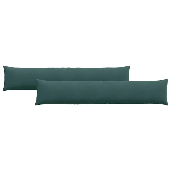 Set Perne pentru canapea vidaXL, 2 pcs Verde inchis 200 x 40 cm