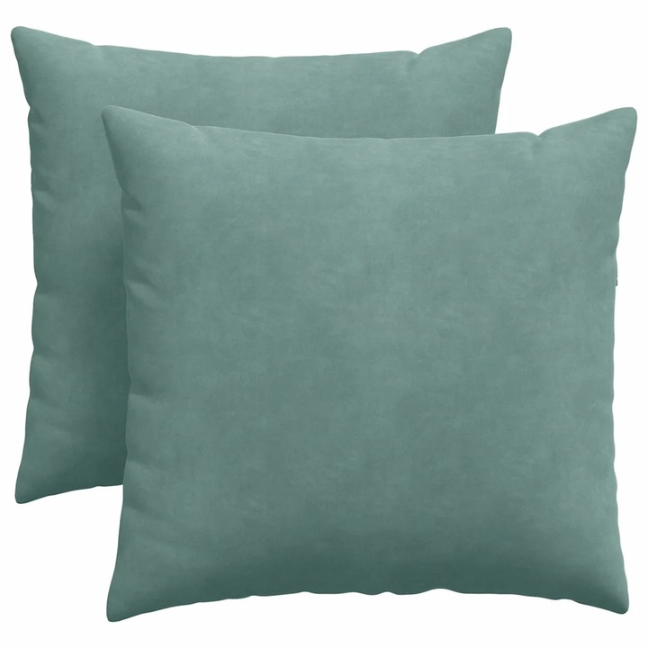 Set Perne pentru canapea vidaXL, 2 pcs Verde Marii 45 x 45 cm