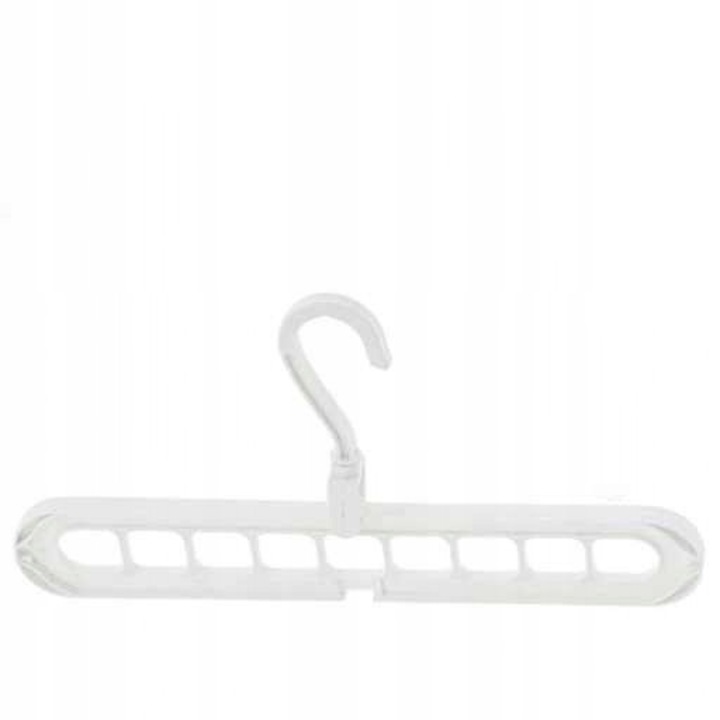 Organizator pentru camasi, 9 locuri, alb