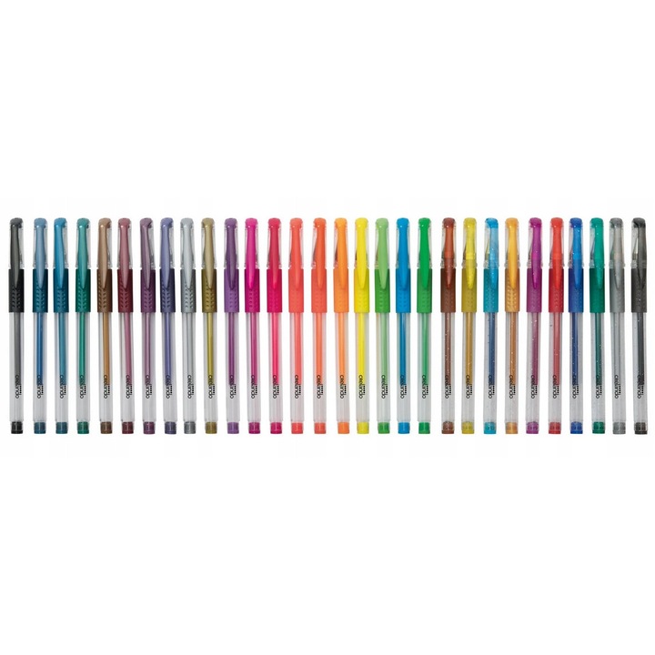 Set 30 pixuri cu gel Crelando, multicolor, 14,8cm