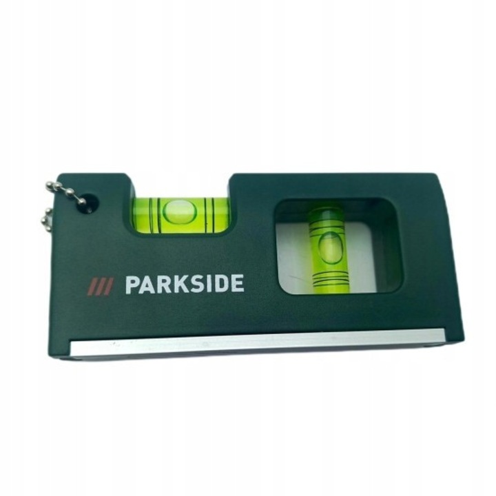 Mini poziomica 10 cm, 2 libelki, dimensiuni 10x4,5x2 cm