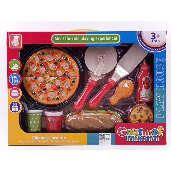 Комплект кухненски прибори за деца, Лука, BK3805, 39x28x7см