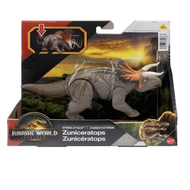Фигурка Jurassic World Zuniceratops, Mattel