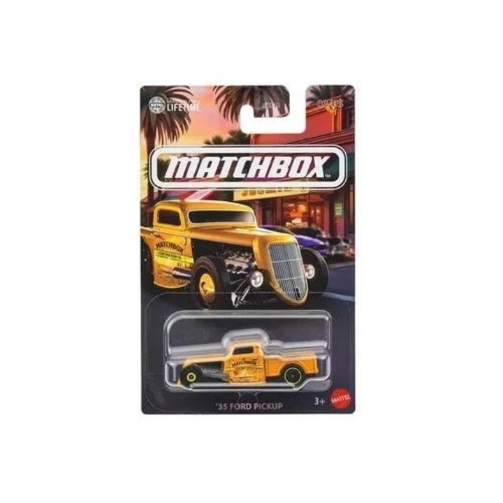 Masinuta Matchbox 1935 Ford Pickup, 1:64, multicolor