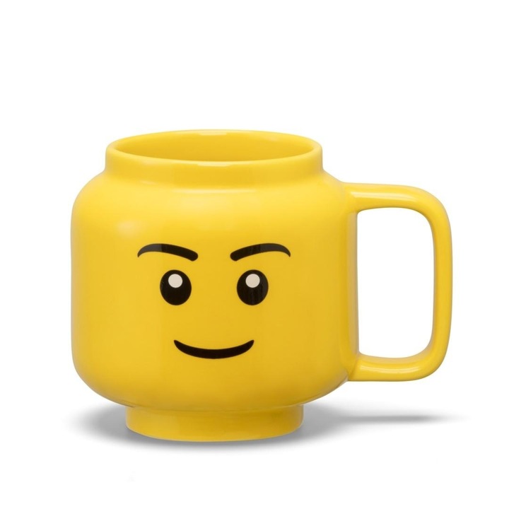 LEGO Iconic Boy kerámia bögre, 255ml, NHG sárga