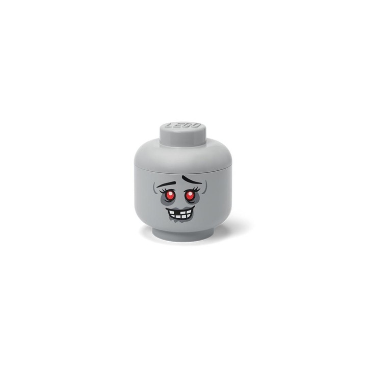 Mini LEGO tárolódoboz - zombi, 360 ml, szürke NHG