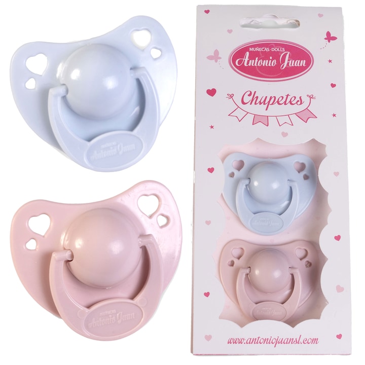 Set de doua suzete pentru papusi Antonio Juan