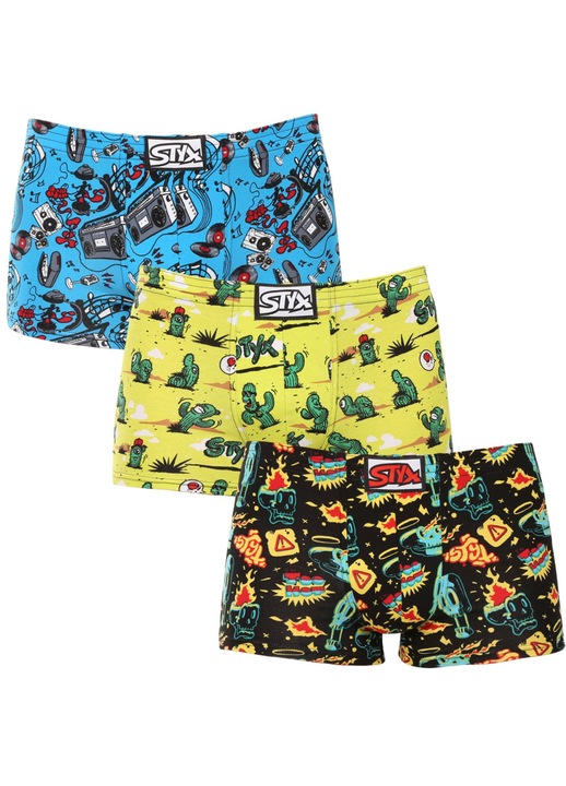 Boxeri barbati Styk multicolor, Multicolor