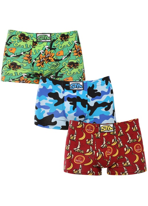 Boxeri barbati Styk, multicolor, Multicolor