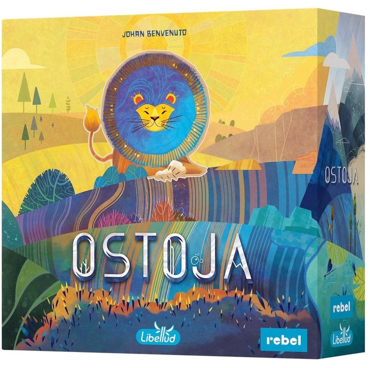 Ostoja társasjáték, Rebel, 4 bolygó, 120 lap, többszínű