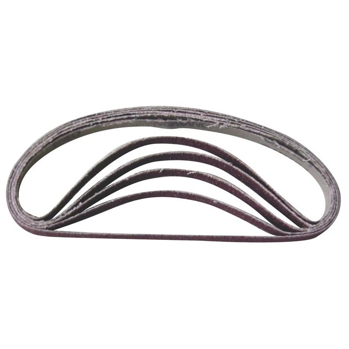 Curele de slefuit late de 13 mm, granulatie K40, lungime 450 mm pentru freze electrice