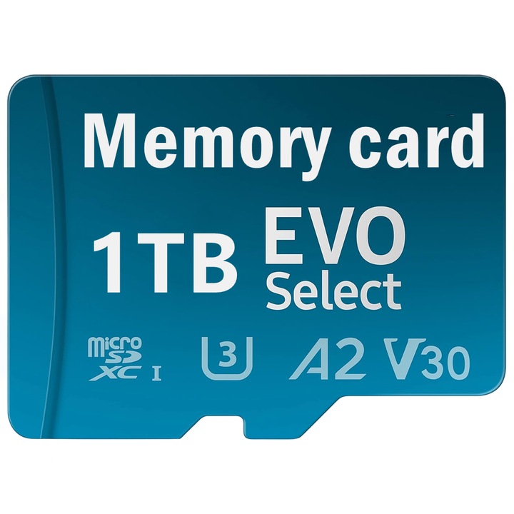 Card memorie 1TB MicroSDXC UHS-I U3 V30, adaptor SD, rezistent, 160MB/s