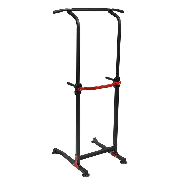 Statie Dip & Bara Tractiuni, MK-4001H, Multifunctionala, Negru-Rosu, 150kg