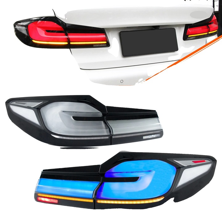 LED hátsó lámpaszett, 12V 35W, vízálló, 3400LM, BMW 5-ös sorozathoz 2017-2020, bal-jobb