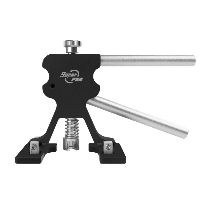 Kit de reparare a denivelarilor auto, metal, cu ventuze, negru, diverse dimensiuni