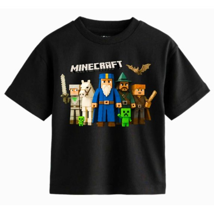 Unisex póló, 100% pamut, Minecraft